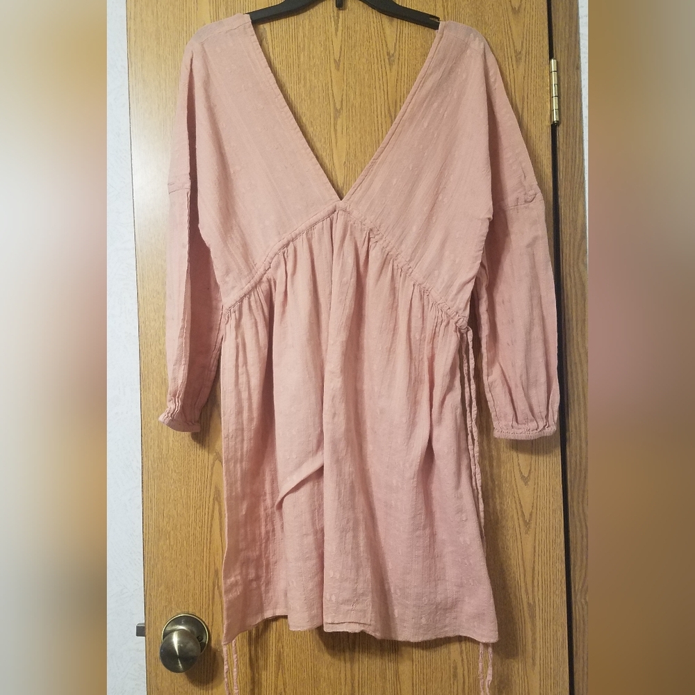 Asos Pink V-Neck Dress Size 6